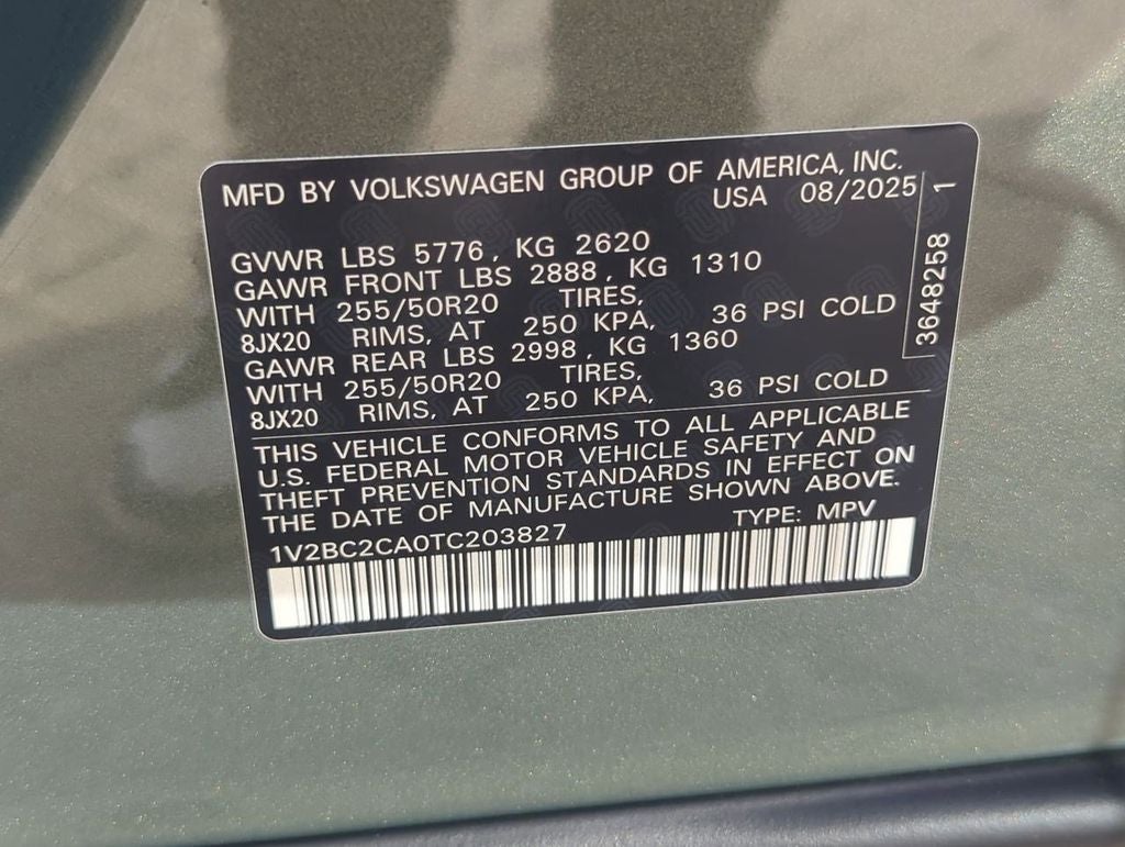 2026 Volkswagen Atlas Cross Sport 2.0T SEL