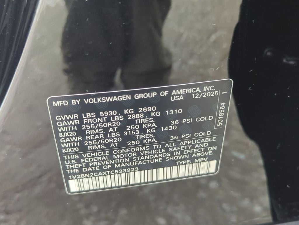 2026 Volkswagen Atlas 2.0T SEL