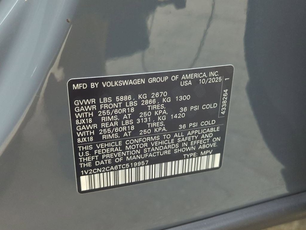 2026 Volkswagen Atlas 2.0T Peak Edition