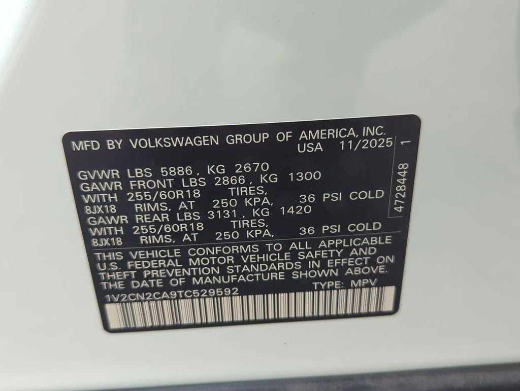 2026 Volkswagen Atlas 2.0T Peak Edition