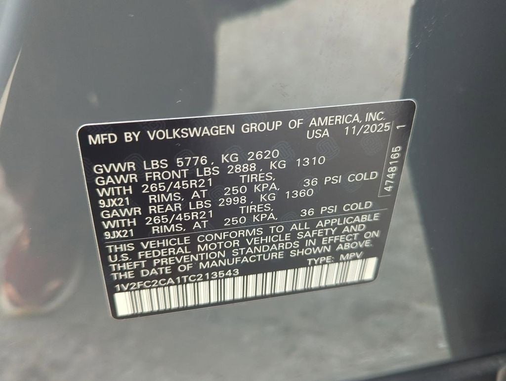 2026 Volkswagen Atlas Cross Sport 2.0T SEL Premium R-Line