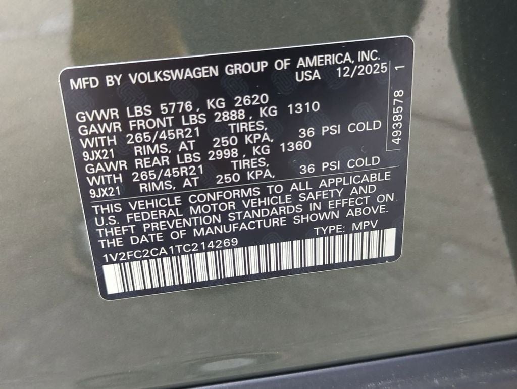 2026 Volkswagen Atlas Cross Sport 2.0T SEL Premium R-Line