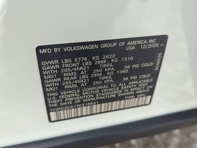 2026 Volkswagen Atlas Cross Sport SEL Premium R-Line