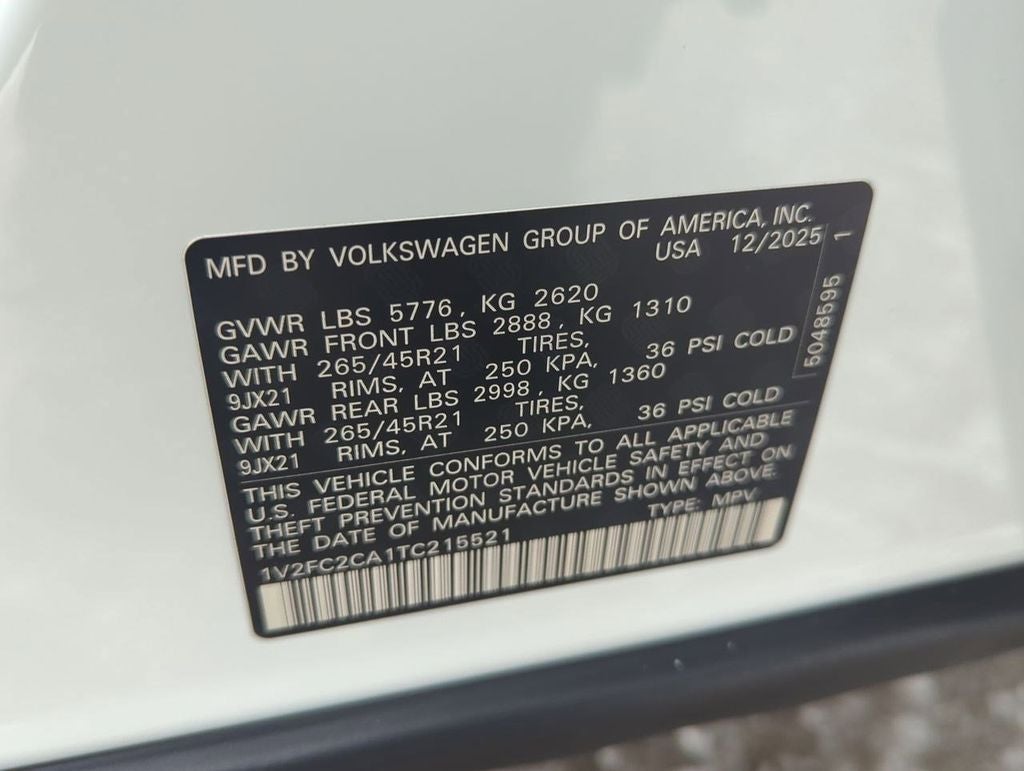 2026 Volkswagen Atlas Cross Sport SEL Premium R-Line