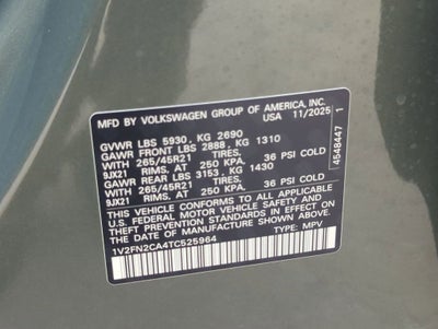 2026 Volkswagen Atlas 2.0T SEL Premium R-Line