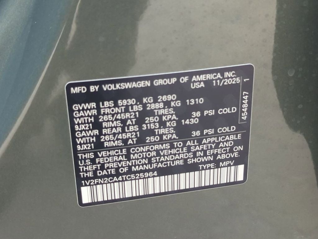 2026 Volkswagen Atlas 2.0T SEL Premium R-Line