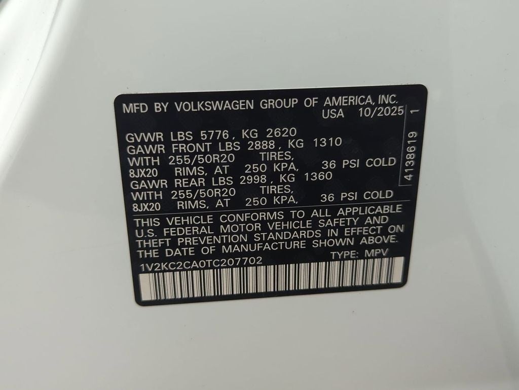 2026 Volkswagen Atlas Cross Sport 2.0T SE w/Technology