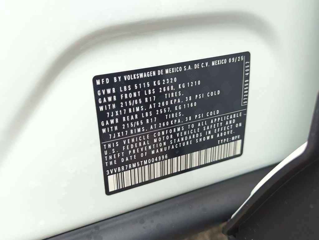 2026 Volkswagen Tiguan 2.0T S