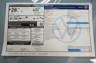 2026 Volkswagen Taos 1.5T SE