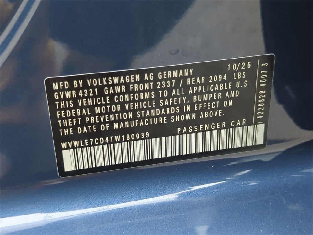 2026 Volkswagen Golf GTI 2.0T S