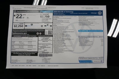 2026 Volkswagen Atlas 2.0T SE w/Technology