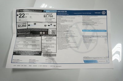 2026 Volkswagen Atlas 2.0T SE