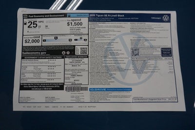 2026 Volkswagen Tiguan 2.0T SE R-Line Black