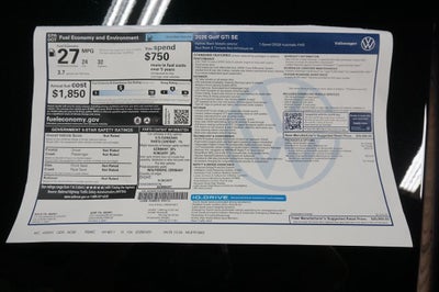 2026 Volkswagen Golf GTI 2.0T SE