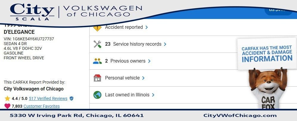 1999 Cadillac DeVille d'Elegance