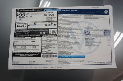 2026 Volkswagen Atlas Cross Sport 2.0T SEL