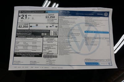 2026 Volkswagen Atlas 2.0T SEL