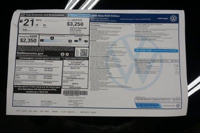 2026 Volkswagen Atlas 2.0T Peak Edition