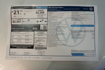 2026 Volkswagen Atlas 2.0T Peak Edition