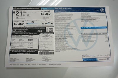 2026 Volkswagen Atlas 2.0T Peak Edition