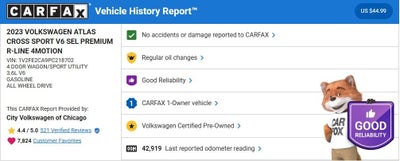 2023 Volkswagen Atlas Cross Sport 3.6L V6 SEL Premium R-Line
