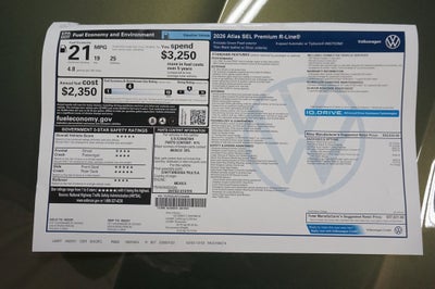 2026 Volkswagen Atlas 2.0T SEL Premium R-Line