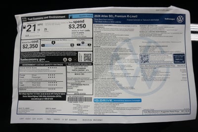 2026 Volkswagen Atlas 2.0T SEL Premium R-Line