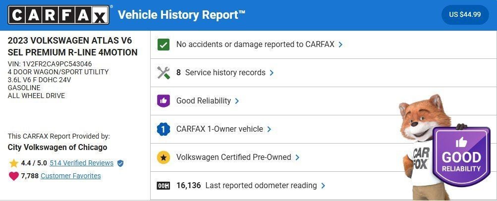 2023 Volkswagen Atlas 3.6L V6 SEL Premium R-Line