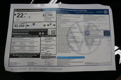 2026 Volkswagen Atlas Cross Sport 2.0T SE w/Technology