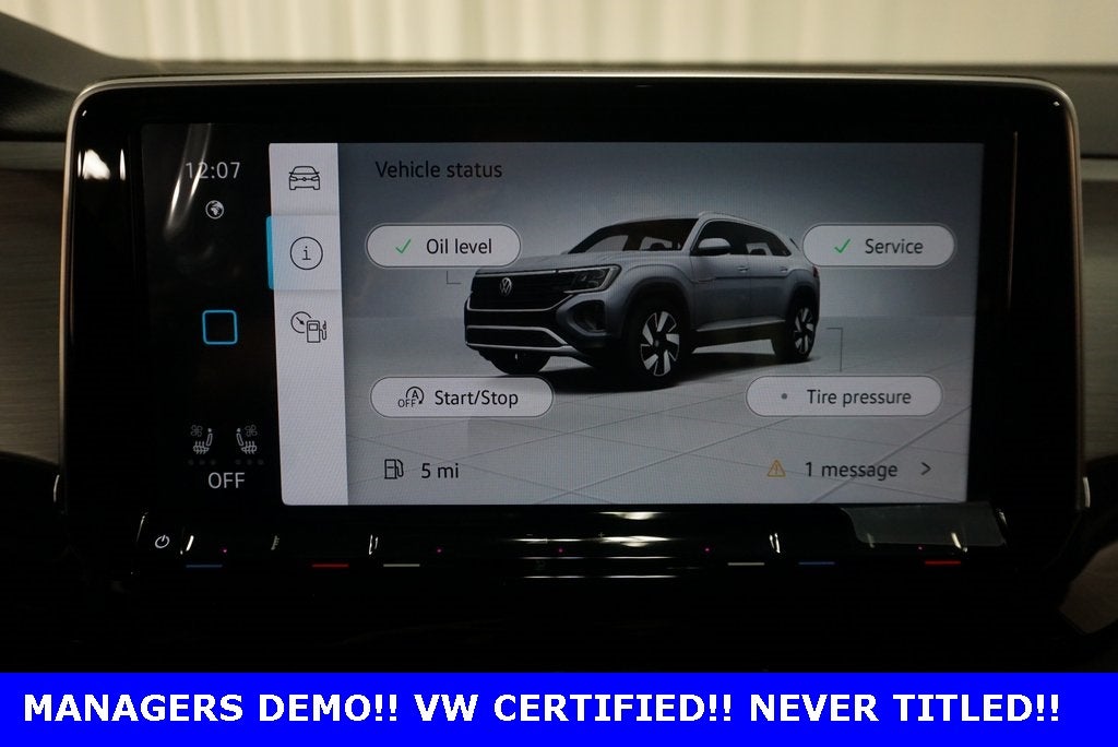 2025 Volkswagen Atlas Cross Sport 2.0T SE w/Technology