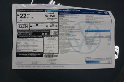 2026 Volkswagen Atlas 2.0T SE w/Technology