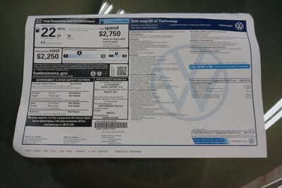 2026 Volkswagen Atlas 2.0T SE w/Technology