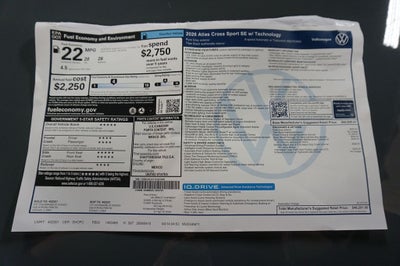 2026 Volkswagen Atlas Cross Sport 2.0T SE w/Technology