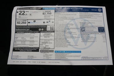 2026 Volkswagen Atlas Cross Sport 2.0T SE w/Technology