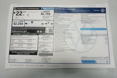 2026 Volkswagen Atlas 2.0T SE w/Technology