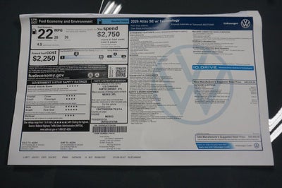 2026 Volkswagen Atlas 2.0T SE w/Technology