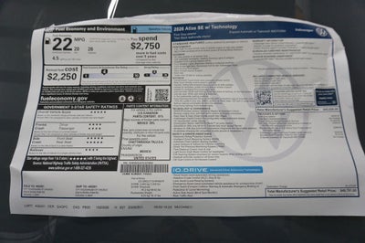 2026 Volkswagen Atlas 2.0T SE w/Technology
