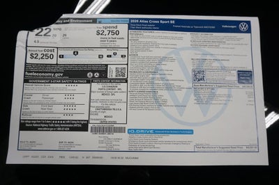 2026 Volkswagen Atlas Cross Sport 2.0T SE