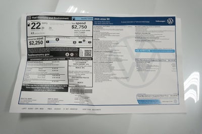 2026 Volkswagen Atlas 2.0T SE