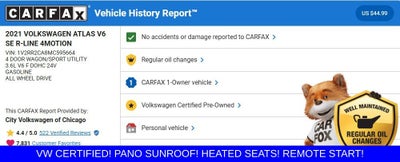 2021 Volkswagen Atlas 3.6L V6 SE w/Technology R-Line