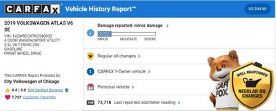 2019 Volkswagen Atlas 3.6L V6 SE w/Technology