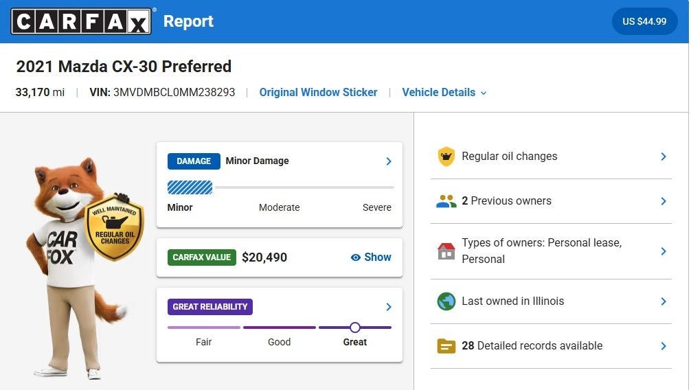 2021 Mazda Mazda CX-30 Preferred