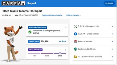 2022 Toyota Tacoma TRD Sport V6