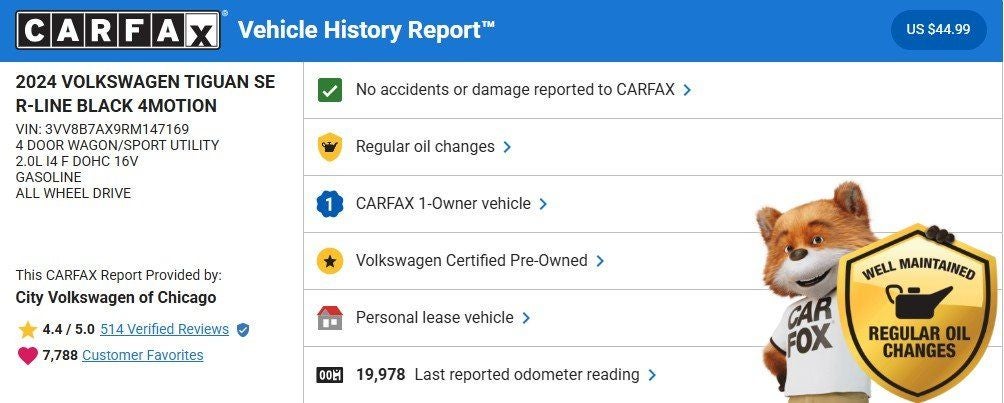 2024 Volkswagen Tiguan 2.0T SE R-Line Black