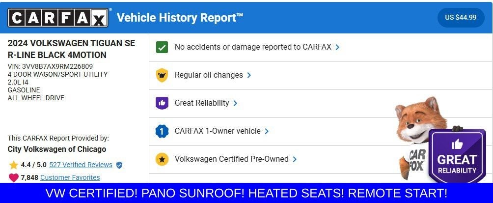 2024 Volkswagen Tiguan 2.0T SE R-Line Black
