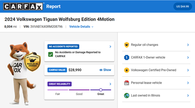 2024 Volkswagen Tiguan 2.0T Wolfsburg Edition