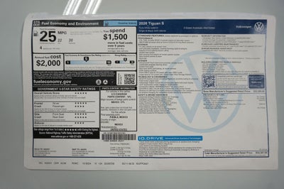 2026 Volkswagen Tiguan 2.0T S
