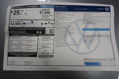 2026 Volkswagen Tiguan 2.0T S