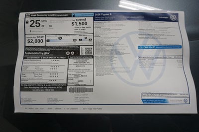 2026 Volkswagen Tiguan 2.0T S