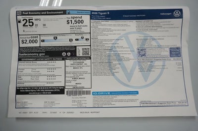 2026 Volkswagen Tiguan 2.0T S
